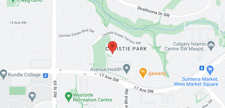 map of 203 Christie Park View SW